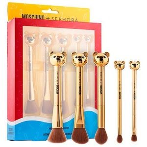 BNIB Moschino x Sephora Bear Brush Set